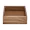 Seville Classics 6" x 6" x 2" Acacia Wood Drawer Organizer